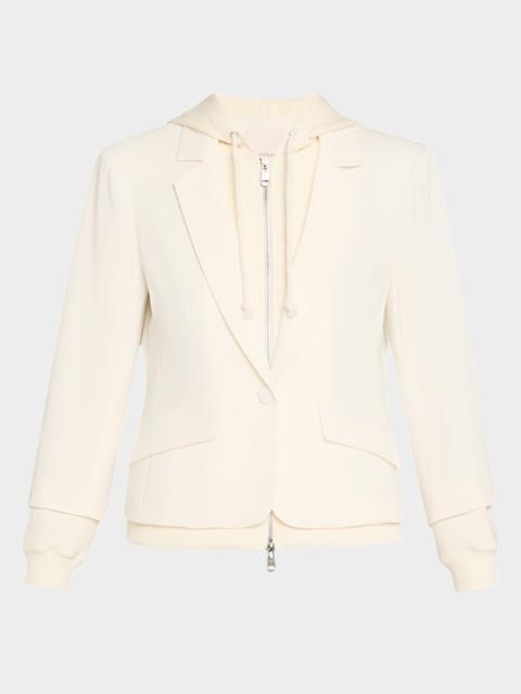 Cinq à Sept Khloe Le Petit Zip-Front Blazer