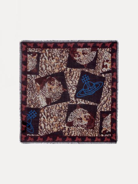 Vivienne Westwood LEOPARD FACE SQUARE