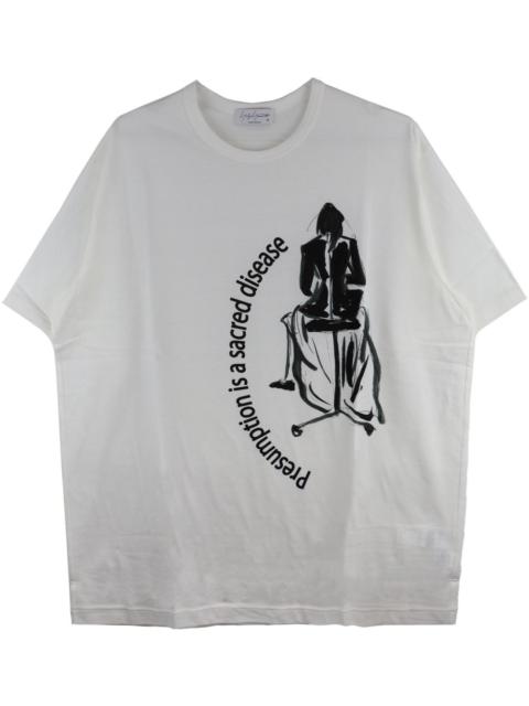 Yohji Yamamoto logo-print t-shirt