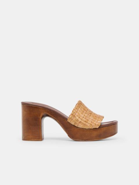 dolce vita CELEST HEELS NATURAL RAFFIA