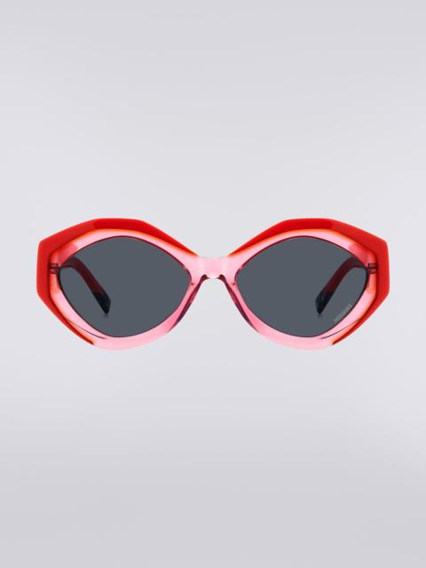 Missoni Oval-shaped sunglasses with metal logo application