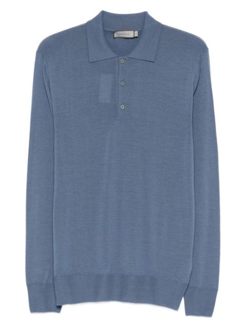 Canali button-up polo shirt