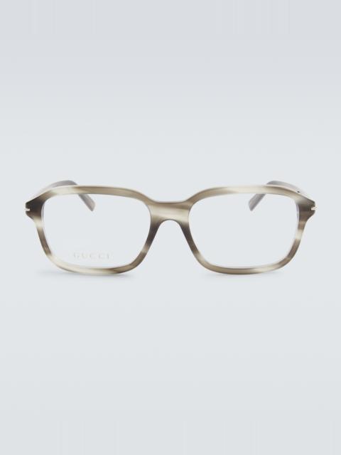 Rectangular glasses
