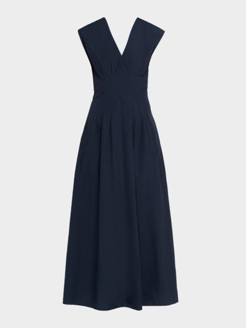 rag & bone Ines Sleeveless Poplin Maxi Dress