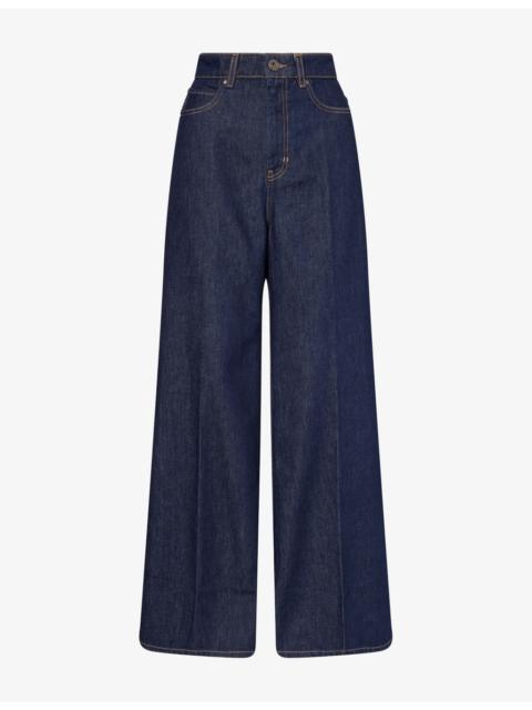 WEEKEND Max Mara Palazzo Wide-Leg Denim Jeans