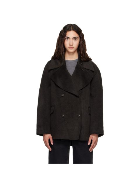 Loulou de Saison Brown NEIL Double Breasted Jacket