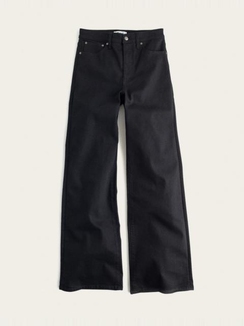 Madewell The Flare Crop Jean in Super Stretch Denim