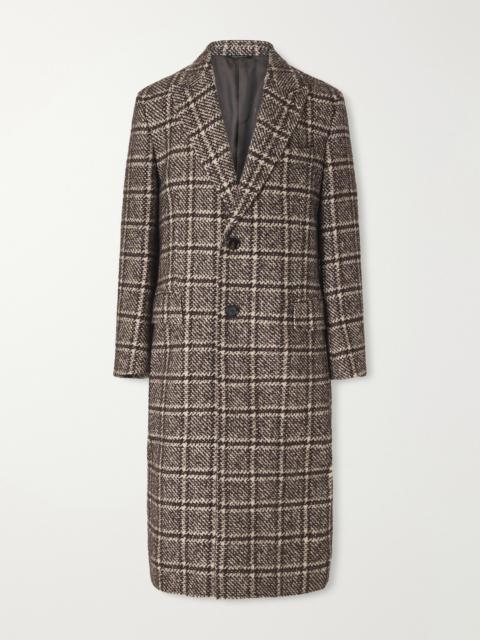 Dolce & Gabbana Checked Wool-Blend Tweed Coat
