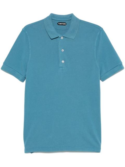 TOM FORD piqué-weave polo shirt