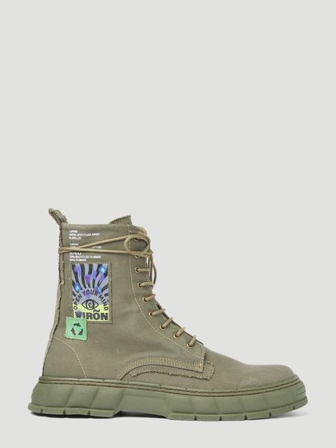 VIRÓN 1992 Upcycled Canvas Boots