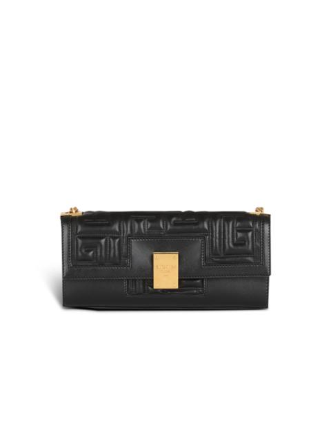 Balmain Quilted leather 1945 clutch bag