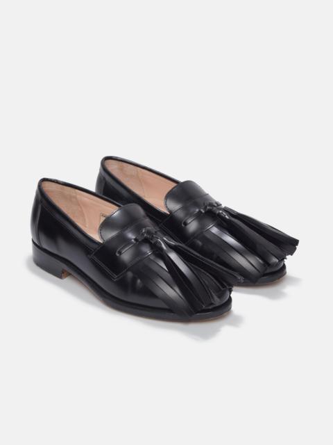 EMILIA WICKSTEAD Grenson X Emilia Wickstead Grenda Loafer In Black Leather