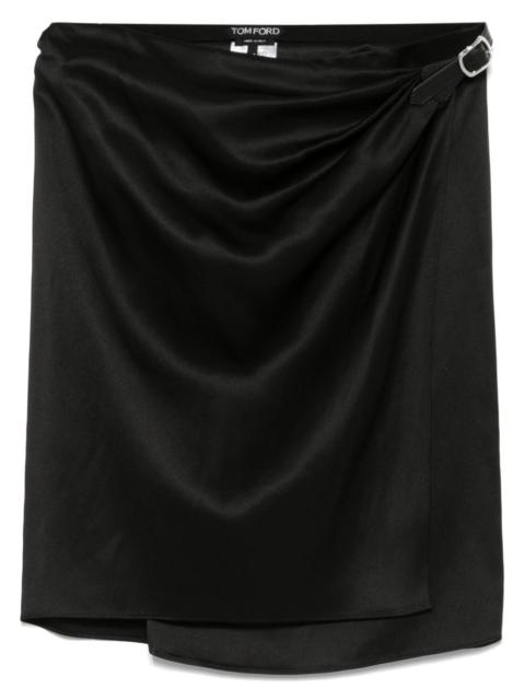 TOM FORD silk mini skirt