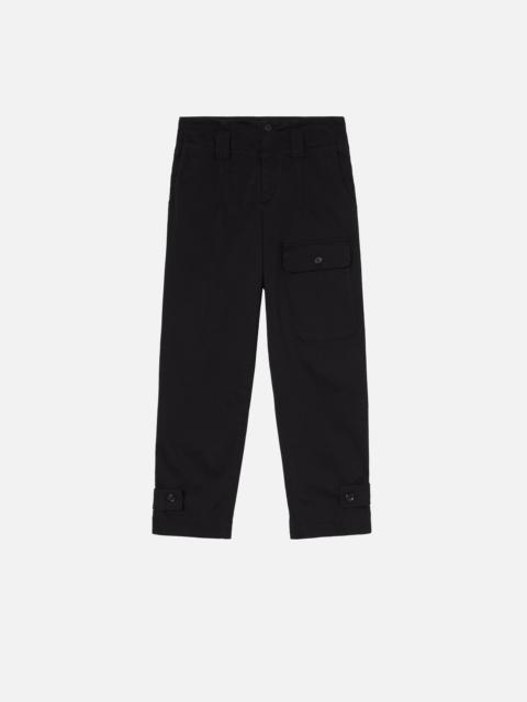 PINKO COTTON CARGO TROUSERS WITH POCKETS