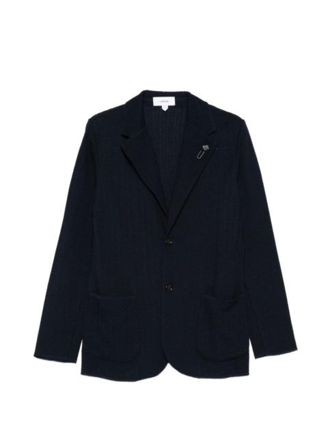 LARDINI notched-lapel blazer