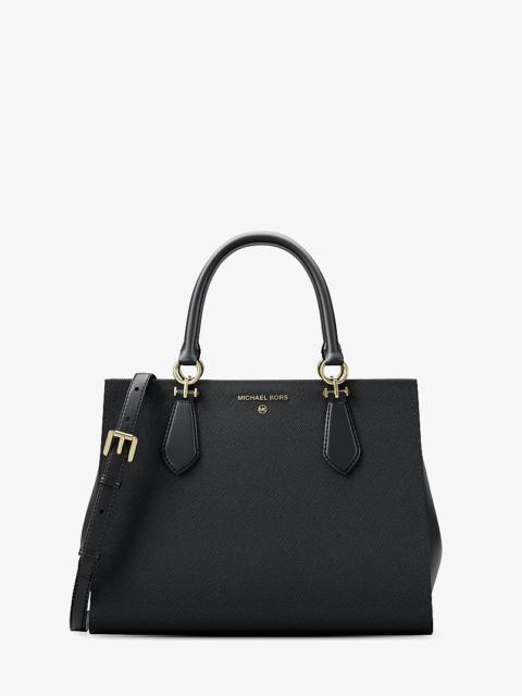 MICHAEL KORS Marilyn Medium Saffiano Leather Satchel