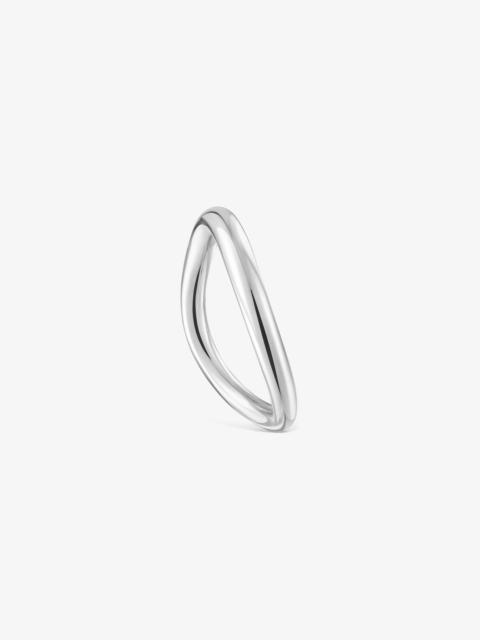 TOUS 18K white gold gradient ring New Hav
