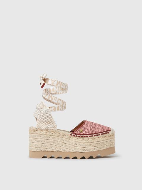 Stella McCartney Gaia Raffia Espadrilles