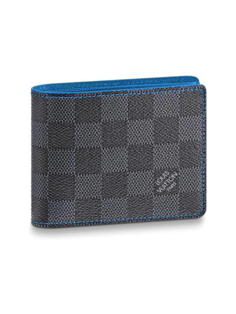 Louis Vuitton Louis Vuitton Slender Wallet Damier Graphite Blue