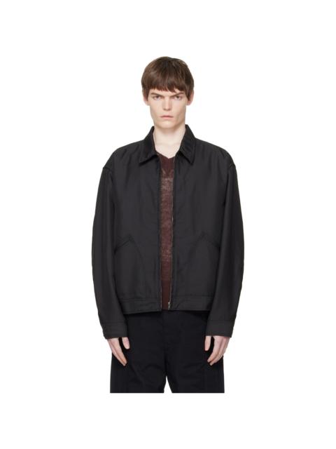 Nanamica Black Polyester Twill Deck Jacket