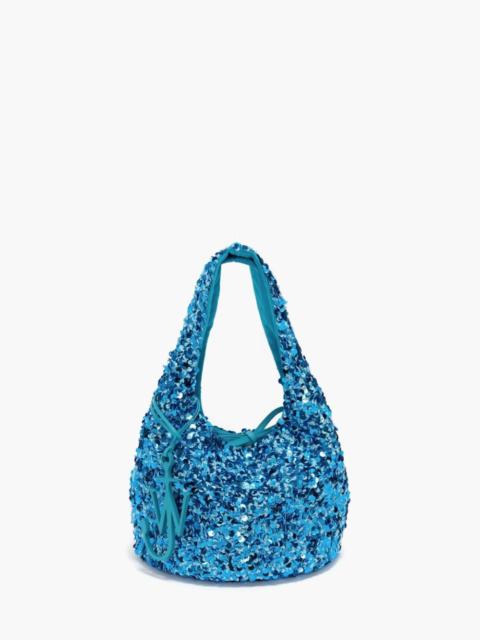 JW Anderson MINI SEQUIN SHOPPER TOP HANDLE BAG