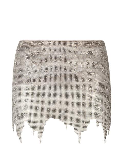 POSTER GIRL embellished asymmetric skirt