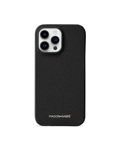 MAISON de SABRÉ Leather iPhone 14 Pro case