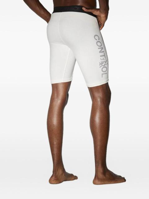Reebok logo compression shorts