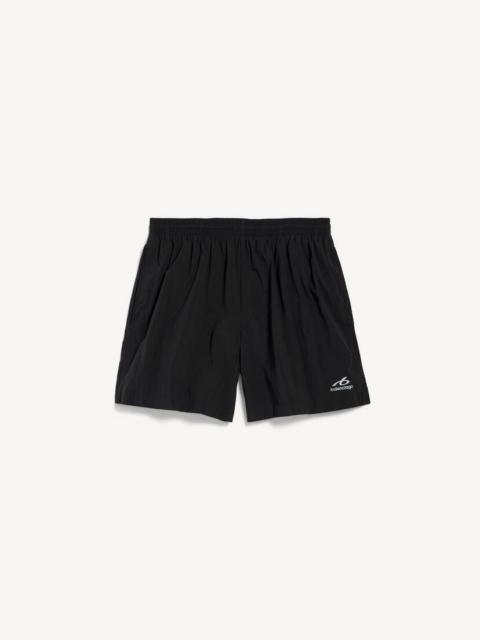 BALENCIAGA Men's Bodies Swim Shorts in Black