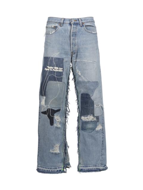 *Better With Age STERLING REPAIR DOUBLE-WIDE DENIM TROUSER / ASSORT