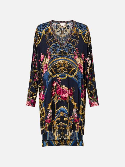 CAMILLA SIDE SPLIT JERSEY TEE