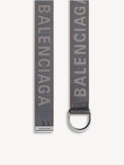BALENCIAGA Men's D Ring Belt in Blue