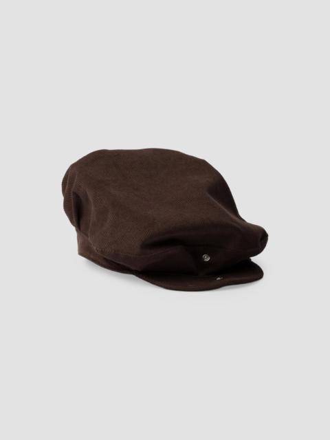 Prada Men's Corduroy Cap - Brown