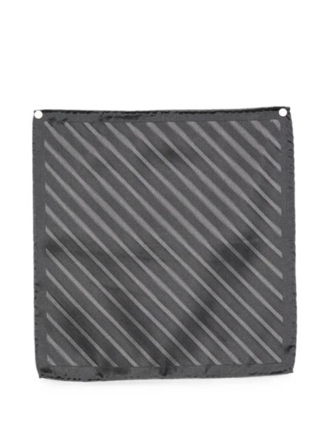 Brunello Cucinelli Pochette Strisce Blu "Pocket Square"