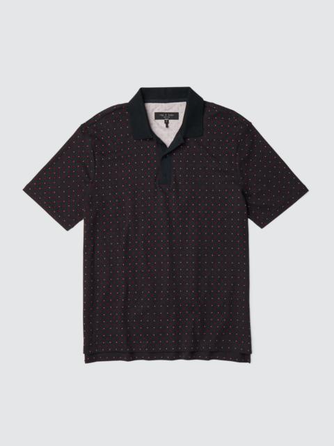 rag & bone Geo Cotton Interlock Polo
Classic Fit Short Sleeve