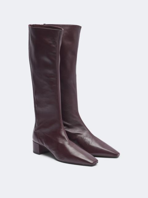 AQUAZZURA Saint Honoré leather knee-high boots