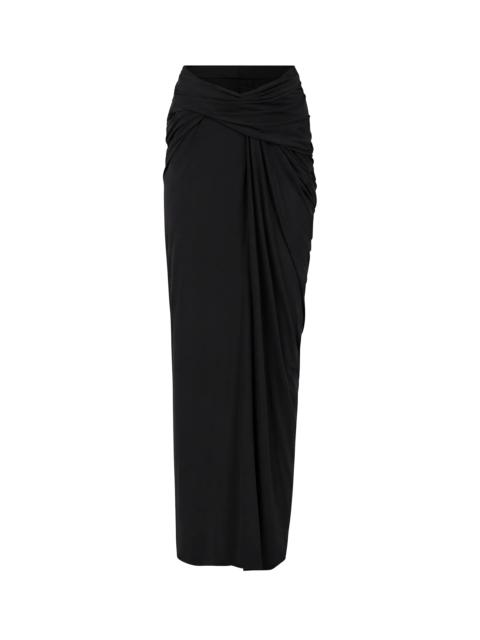 entire studios INTERLOCK SKIRT BLACK