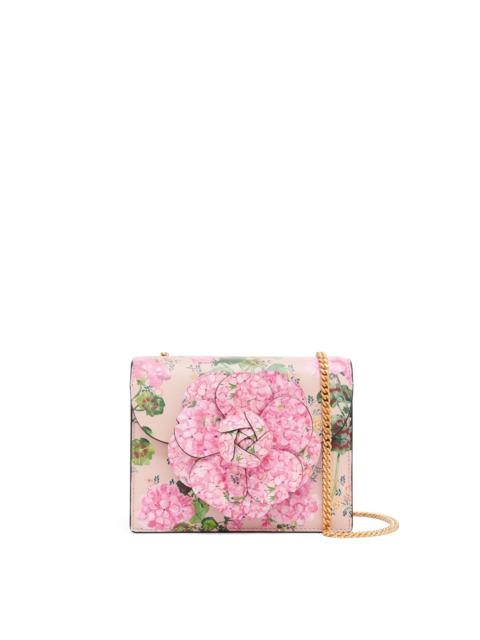 Oscar de la Renta GERANIUM WALLPAPER PRINTED MINI TRO BAG