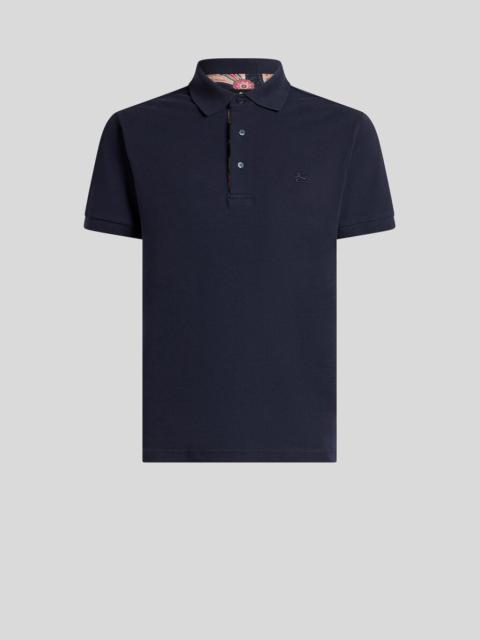 POLO SHIRT WITH EMBROIDERED PEGASO