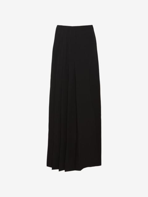 Yves Salomon pleated maxi skirt