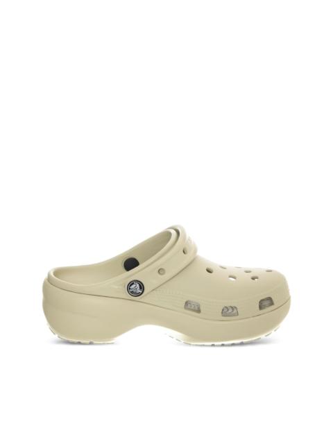 crocs contoured platform clog sandals