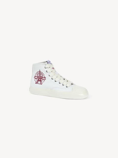 KENZO 'KENZO Hoshi' high top sneakers in cotton canvas