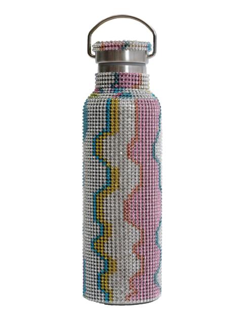 Collina Strada WAVY MULTI RHINESTONE WATER BOTTLE