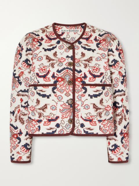 ALIX OF BOHEMIA Dorian jacquard cotton-corduroy jacket Multi