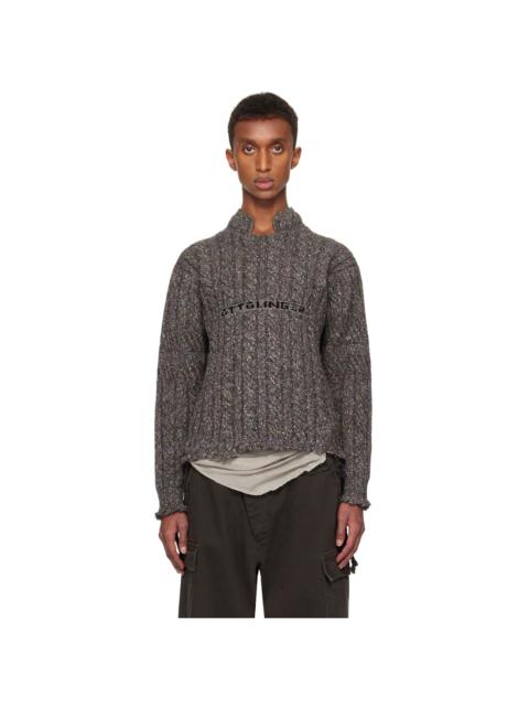 OTTOLINGER Brown Knit Chunky Sweater