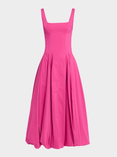 SIMKHAI Hally Bubble Cotton Midi Dress