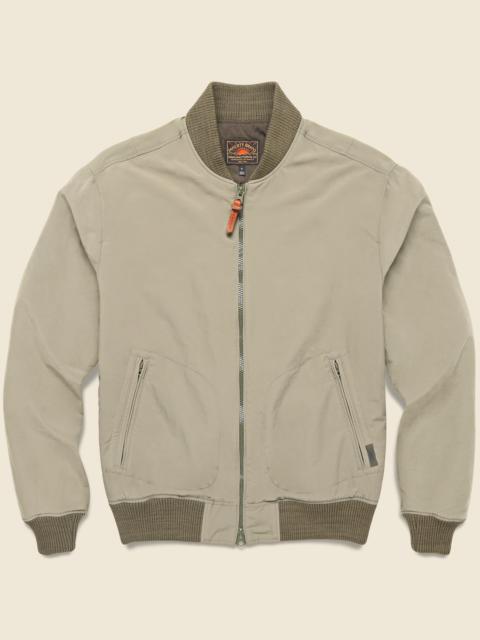 FAHERTY Military Bomber Jacket - Olive Valley