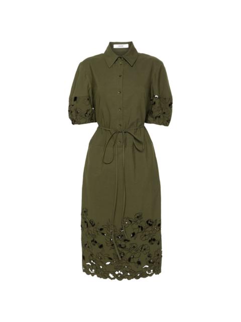 Erdem floral cut-out midi dress