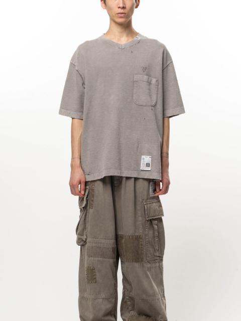 Maison MIHARAYASUHIRO Bleached Waffle T-shirt