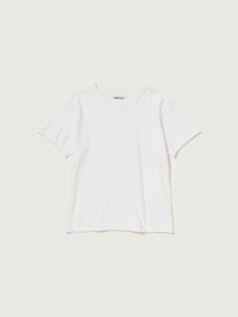 AURALEE BRUSHED ORGANIC COTTON JERSEY TEE